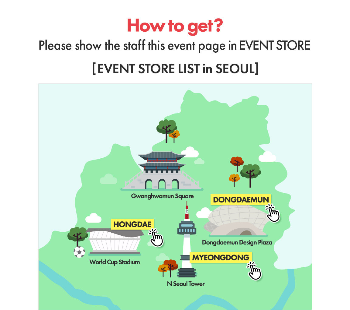 EVENT STORE LIST in SEOUL