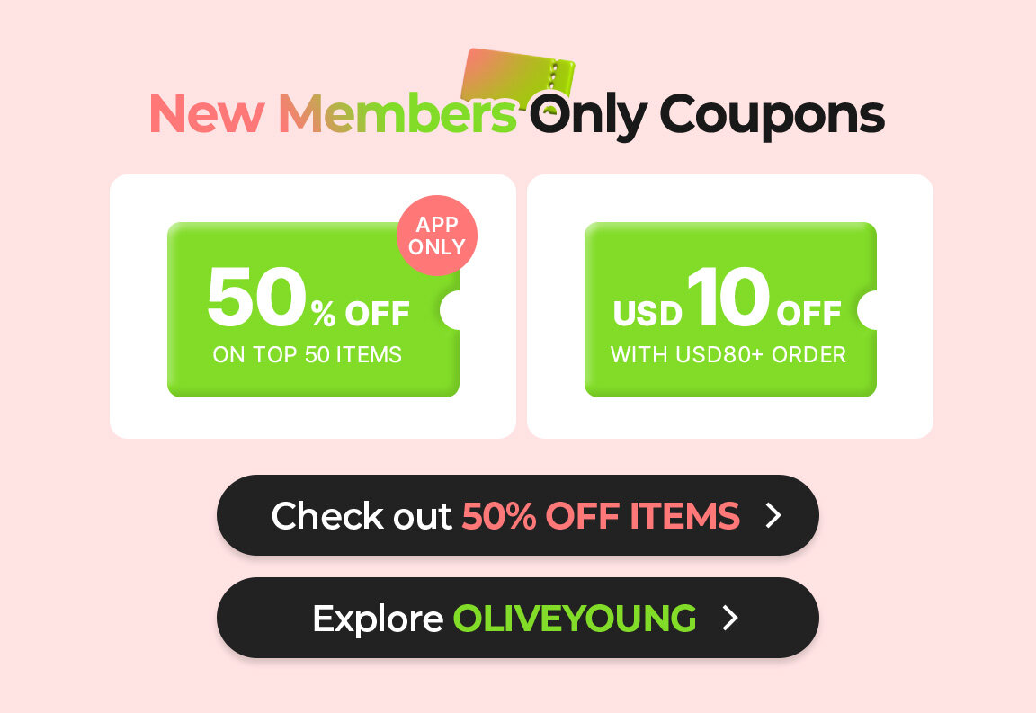 APP ONLY 50% OFF ON TOP 50 ITEMS, USD 10 OFF WITH USD80+ ORDER