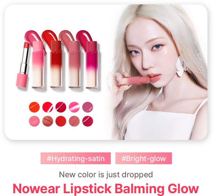 #Hydrating-satin #Bright-glow New color is just dropped Nowear Lipstick Balming Glow