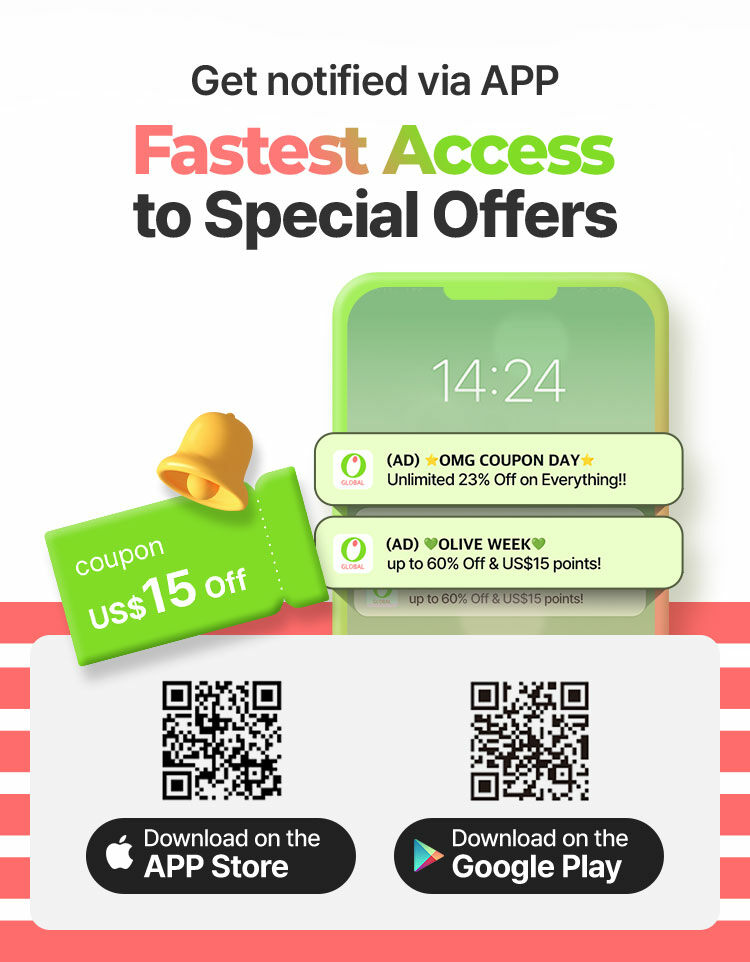 Get notified via APP Fastest Access to Special Offers