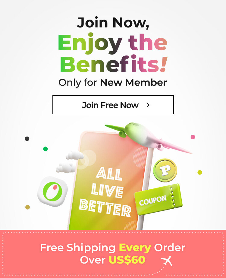 Free Shipping Every Order Over US$60