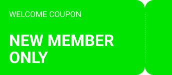 WELCOME COUPON NEW MEMBER ONLY