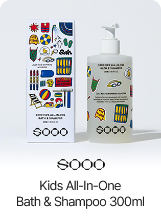 SOOO Kids All-In-One Bath & Shampoo 300ml