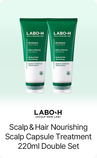 LABO-H Scalp & Hair Nourishing Scalp Capsule Treatment 200mL Double Set