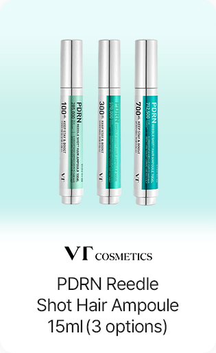 VT PDRN Reedle Shot Hair Ampoule 15ml (3 options)