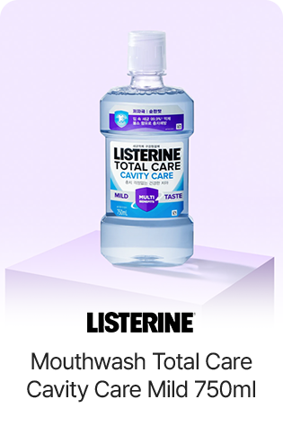 LISTERINE Mouthwash Total Care Cavity Care Mild 750ml