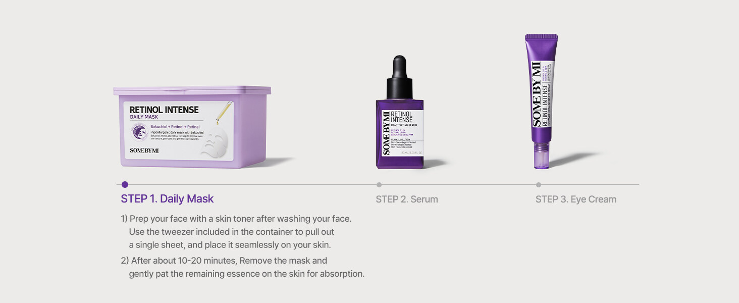 SOME BY MI Retinol Intense Daily Mask 30 Sheets