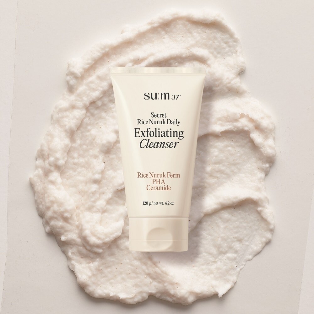 SUM37 Secret Rice Nuruk Daily Exfoliating Cleanser 120g Set (+10g