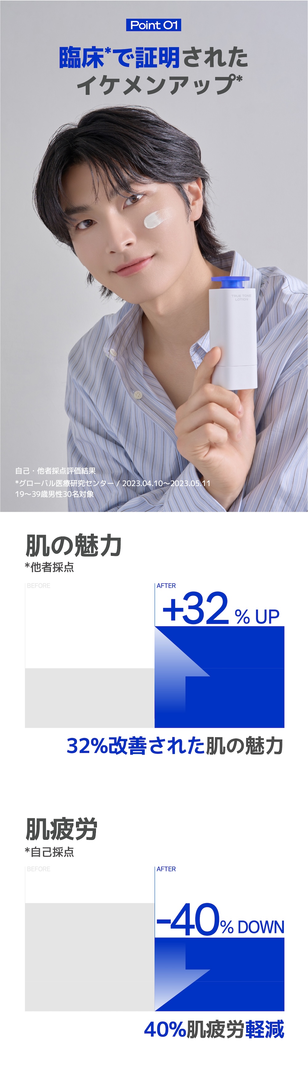 B.READY トゥルートーンローション 33ml (SPF50+、PA++++) | OLIVE